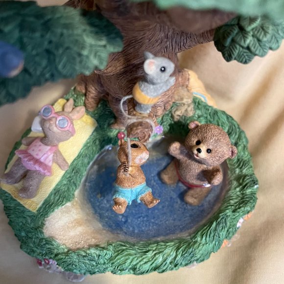 Old Swimming Hole Tender Touches Hallmark LARGE Figurine. - Picture 2 of 8